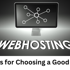 tips to find a good webhost